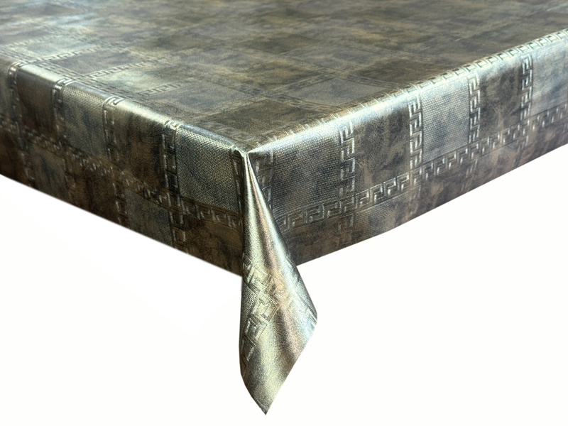 PVC Obrusy s Textilným Podkladom 3D Metallico T-7162A v Rolkách 