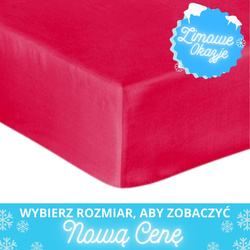 Bavlnené Prestieradlo Saténové s Gumičkou Fuchsie