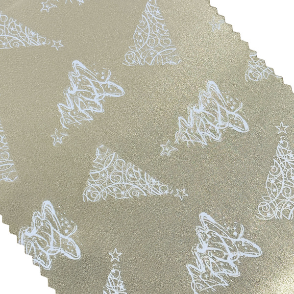 Obojstranné Behúne s Nešpinivou Úpravou Vianočný Strom Z-3401 Zlatý