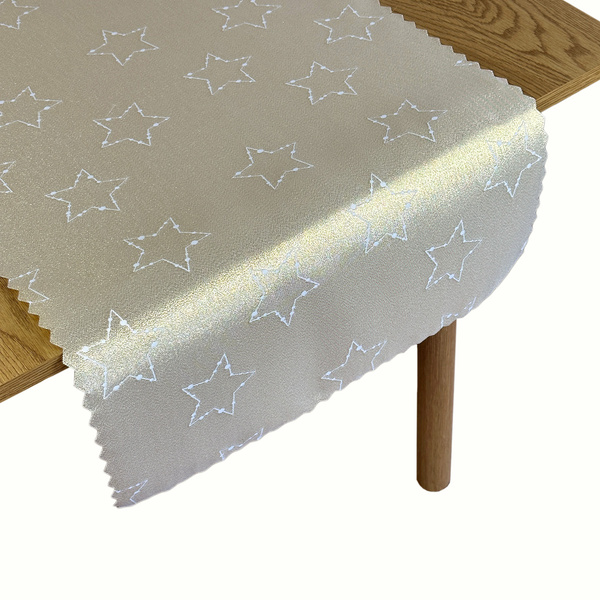 Obojstranné Behúne s Nešpinivou Úpravou Zlato Biela Vianoce Slávnostné 2561