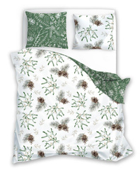 Bavlnené Posteľné Súpravy 140x200+70x90 Scandic 083