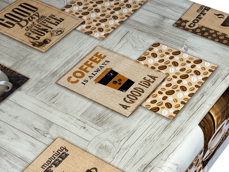 PVC Obrusy s Textilným Podkladom 140 Evolution M-82238A