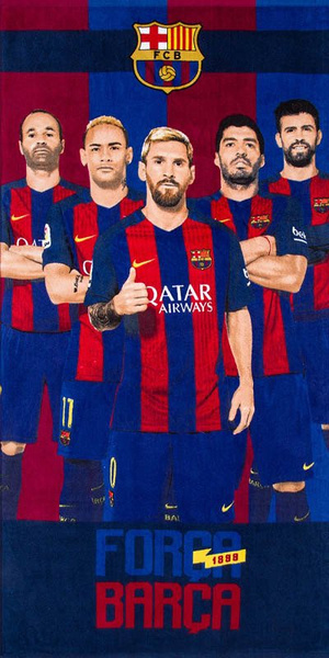 Osuška FC Barcelona Team FCB161039 75x150 cm
