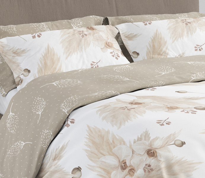 Posteľná súprava z bavlneného saténu 140x200+70x90 Boho 005