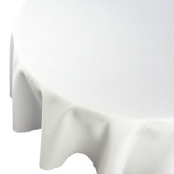 Obrusy s Nešpinivou Úpravou I Biela Okrúhly