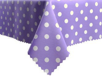 Obrusy s Nešpinivou Úpravou Bodky Fialový