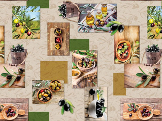 PVC Obrusy s Textilným Podkladom Mirella 64/A