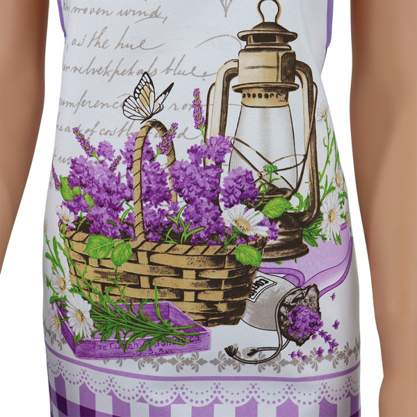 Kuchyňská Zástěra a 2 Kuchynské Rukavice s Magnetom Lavender II F319113B SADA