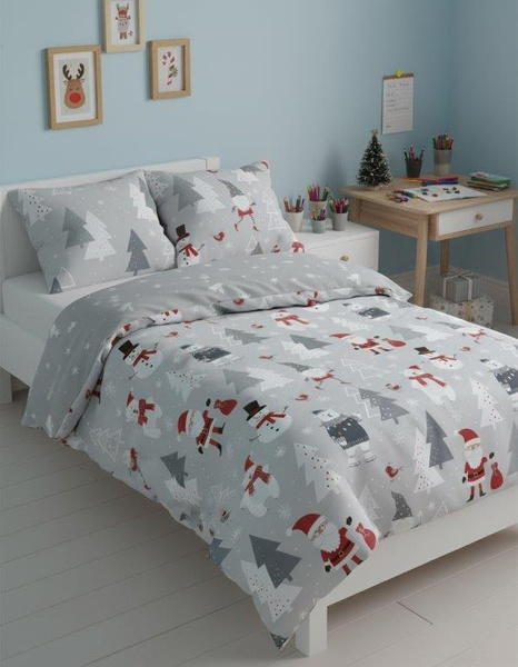 Bavlnené Posteľné Súpravy 140x200+70x90 Scandic 079