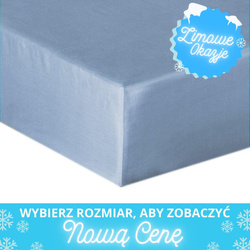 Bavlnené Prestieradlo Saténové s Gumičkou Modrý 009