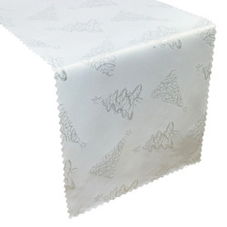 Obojstranné Behúne s Nešpinivou Úpravou Vianočný Strom Z-3401 stříbro