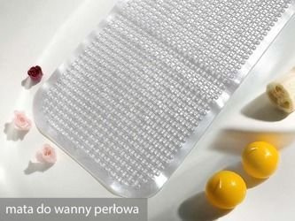 Protišmykové Vaňové Rohože Ramsi Ramsi Biela 72x35 cm