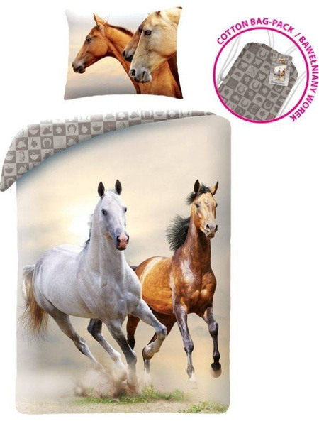 Bavlnené Obliečky Mustang Kone H-0095BL