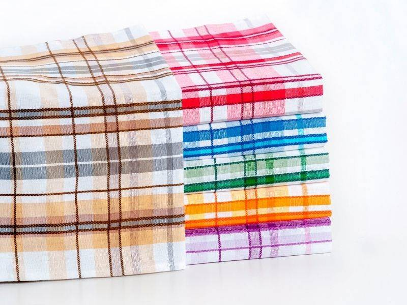 Bavlnené Kuchynské Utierky Adela Biela Levanduľa 45x65 cm