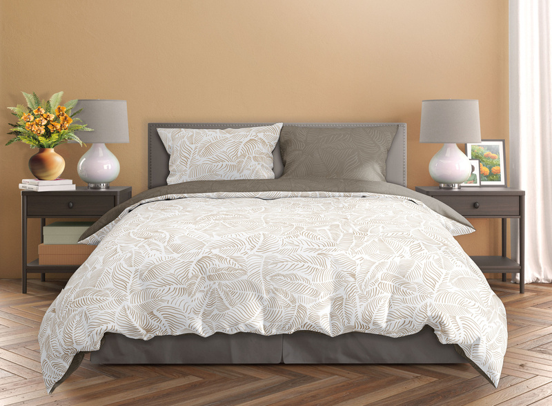 Posteľná súprava z bavlneného saténu 220x200+ 2x70x80 Milagro Verde 028