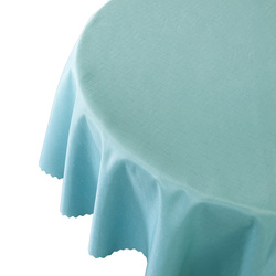 Obrusy s Nešpinivou Úpravou I Svetlo Tyrkysová Okrúhly