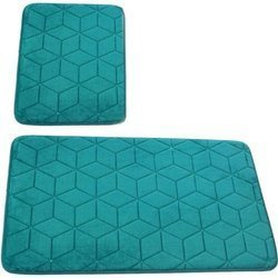 Kúpeľňové Koberčeky Sumba Smaragdovo Zelená 31 - Dva kusy