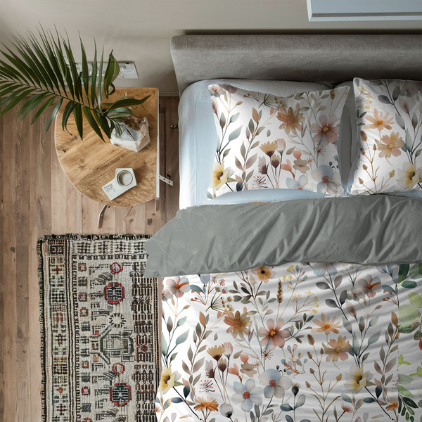 Posteľná súprava z bavlneného saténu 220x200+ 2x70x80 Boho 006