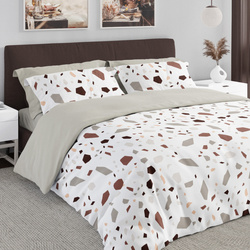 Posteľná súprava z bavlneného saténu 220x200+ 2x70x80 Boho 001