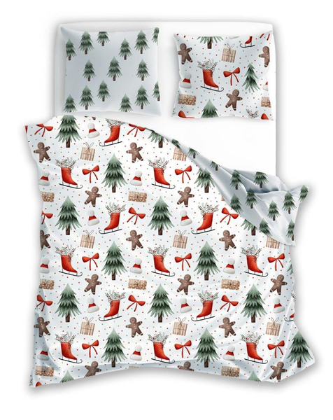 Bavlnené Posteľné Súpravy 160x200+ 2x70x80 Scandic 078