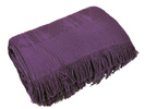 Španielske Bavlnené Deky Seul Violet 150x200