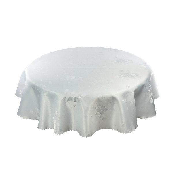 Obrusy s Nešpinivou Úpravou Úpravou  Adventný sviečka y 826 Biela Okrúhly