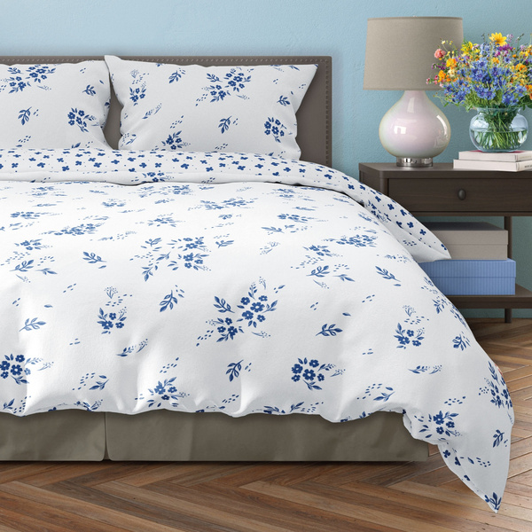 Posteľná súprava z bavlneného saténu 140x200+70x90 Milagro Verde 012