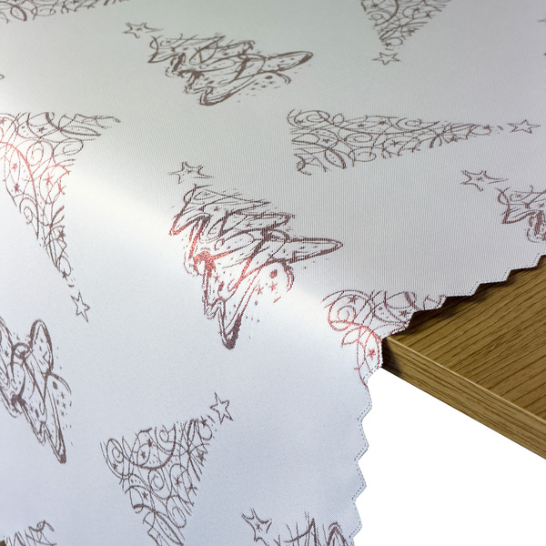 Obojstranné Behúne s Nešpinivou Úpravou Vianočný Strom Z-3401 Zlatý