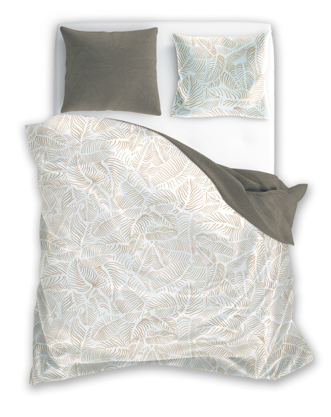 Posteľná súprava z bavlneného saténu 140x200+70x90 Milagro Verde 028