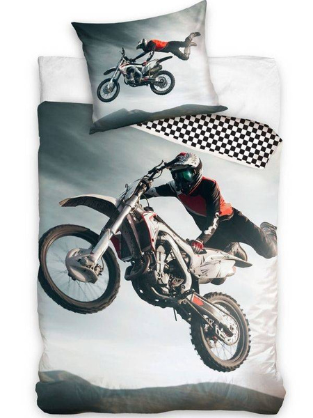Bavlnené Obliečky Turbo Motorcross NL203031