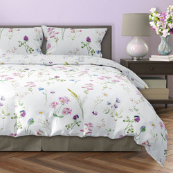 Posteľná súprava z bavlneného saténu 220x200+ 2x70x80 Milagro Verde 013