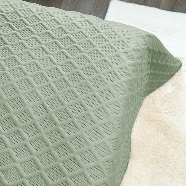 Obojstranné Prehozy Parla 3D Zelená 180x220+2x40x40