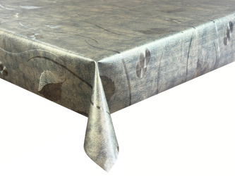 PVC Obrusy s Textilným Podkladom 3D Metallico T-6154A v Rolkách