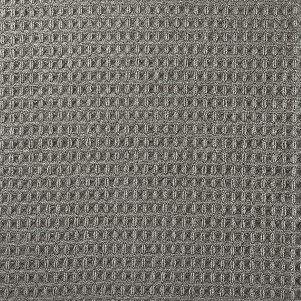 Žakárová Prikrývka Alta S Brmbolcami Vaflová Štruktúra Sivá 150x200 cm