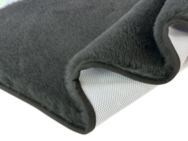 Kúpeľňové Koberčeky Lombok II tmavošedý - 3 ks