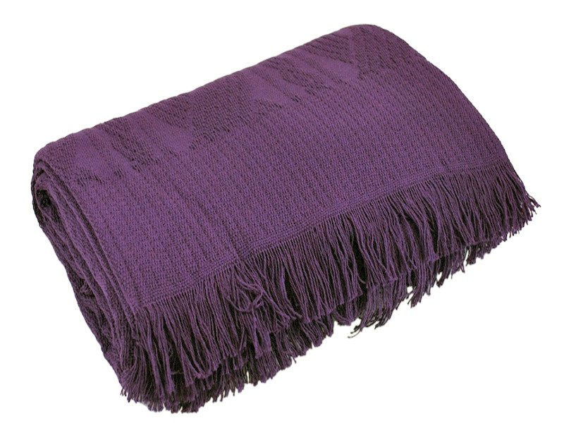 Španielske Bavlnené Deky Seul Violet 150x200