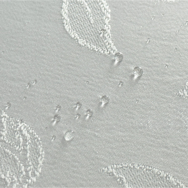 Obrusy s Nešpinivou Úpravou Biela 02 Okrúhly