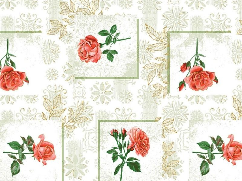 PVC Obrusy s Textilným Podkladom Fantastik 1260-3