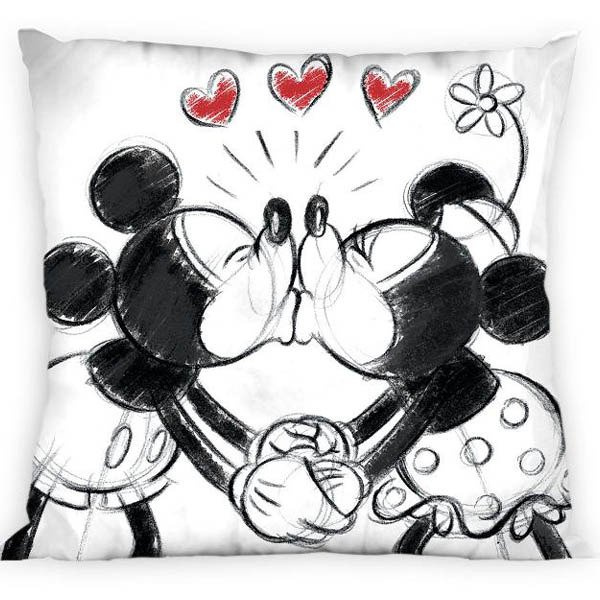 Obliečka na Vankúš 3D Minnie Mouse a Mickey Mouse 11 40x40 cm