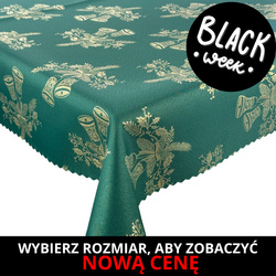 Obojstranné Obrusy s Nešpinivou Úpravou zelená Sneh 1