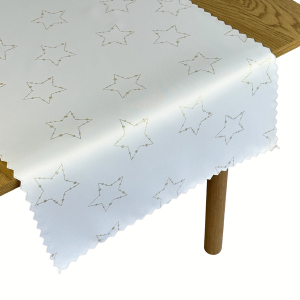 Obojstranné Behúne s Nešpinivou Úpravou Zlato Biela Vianoce Slávnostné 2561