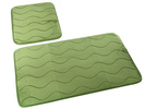 Kúpeľňové Koberčeky Sumba Zelená 23 - Dva kusy