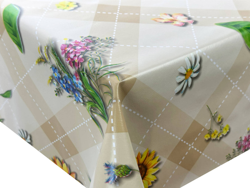 PVC Obrusy s Textilným Podkladom 140 Classico M-6517-3