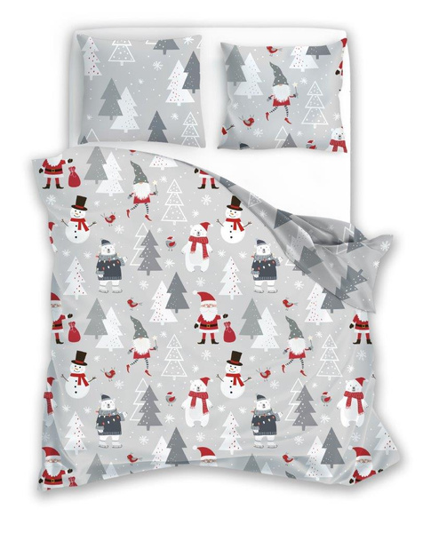 Bavlnené Posteľné Súpravy 140x200+70x90 Scandic 079