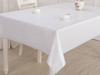 PVC Obrusy s Textilným Podkladom Pearl ZG-6266A WHITE