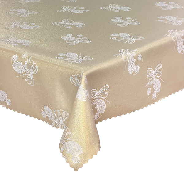 Obojstranné Obrusy s Nešpinivou Vianočný Zlatý Vianočná Ozdoba Ornament