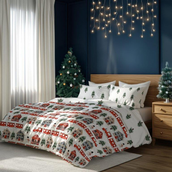 Bavlnené Posteľné Súpravy 160x200+ 2x70x80 Scandic 075