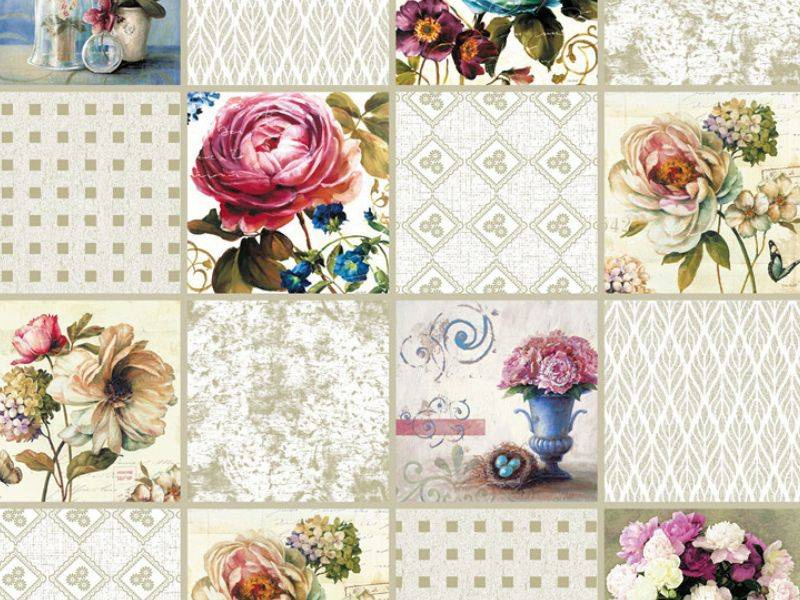 PVC Obrusy s Textilným Podkladom 140 Classico WF-6442A