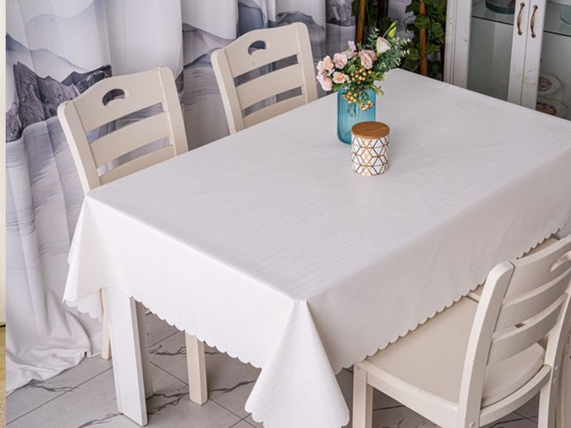 PVC Obrusy s Textilným Podkladom Pearl ZG-7156B ECRU