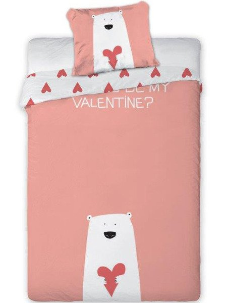 Bavlnené Posteľné Súpravy Valentines Be My ValenTtine? BAWELOVE002